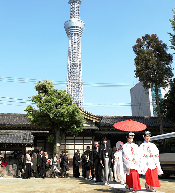 牛嶋神社結婚式